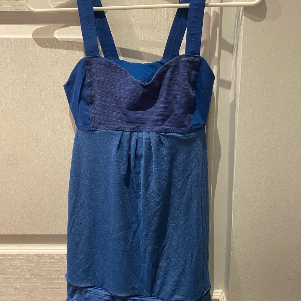lululemon athletica Blue Tank Top
